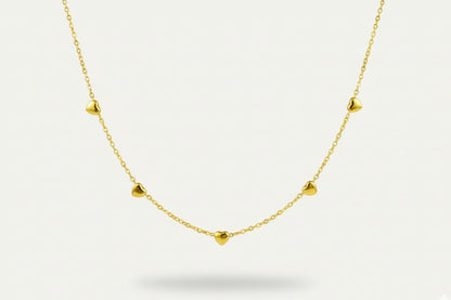Mini Hearts  Necklace