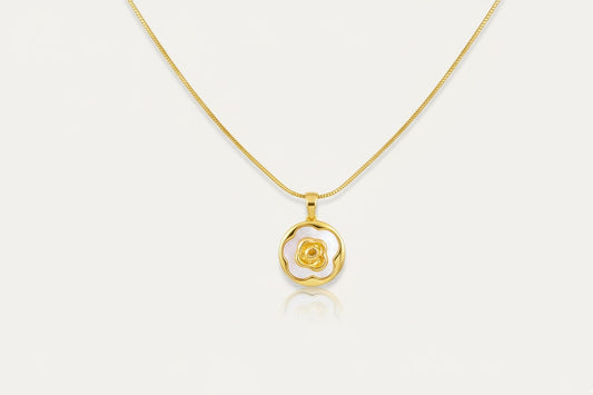 Floral Pendant Necklace