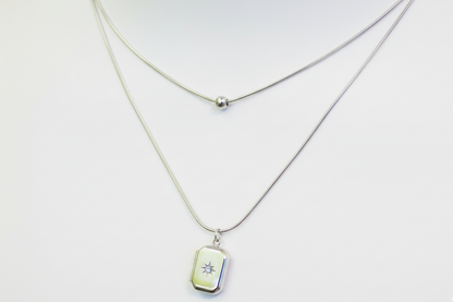 Silver Layered Necklace