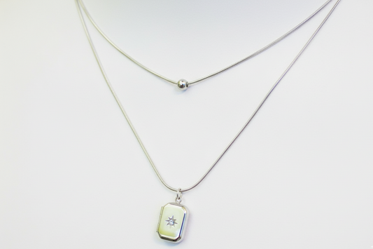 Silver Layered Necklace