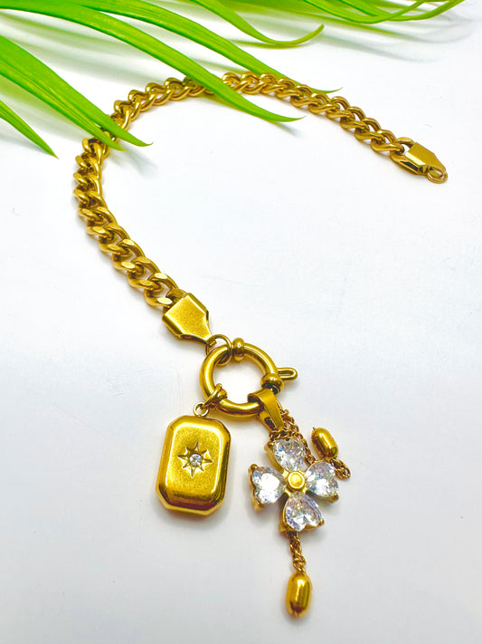 Cuban Charms Bracelet