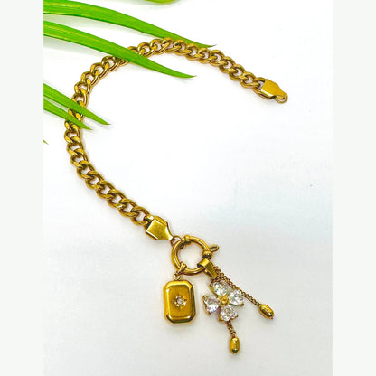 Cuban Charms Bracelet
