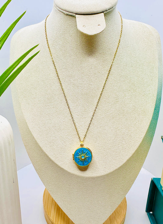Sunburst Turquoise Necklace
