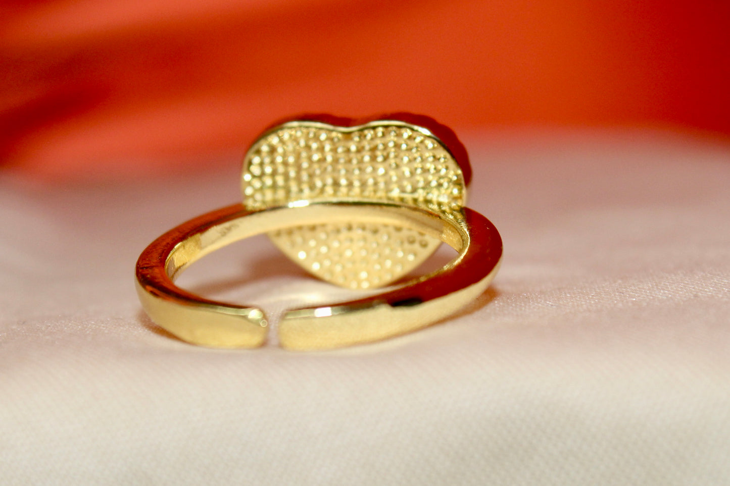 Evil Eye Heart Ring