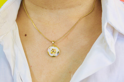 Floral Pendant Necklace