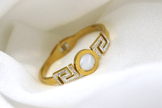 Greek Key Baby Size Bracelet
