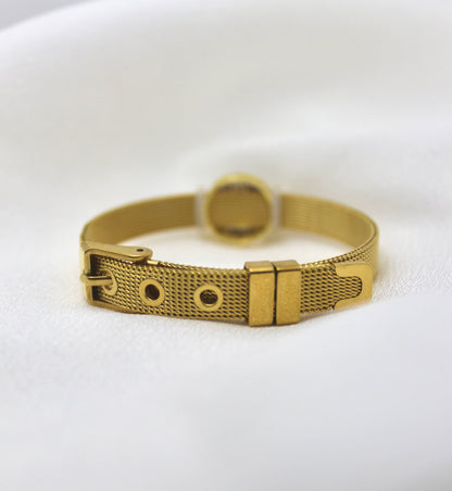 Round Evil Eye watch bracelet