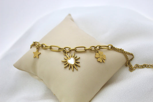 Lucky Charms Gold Bracelet
