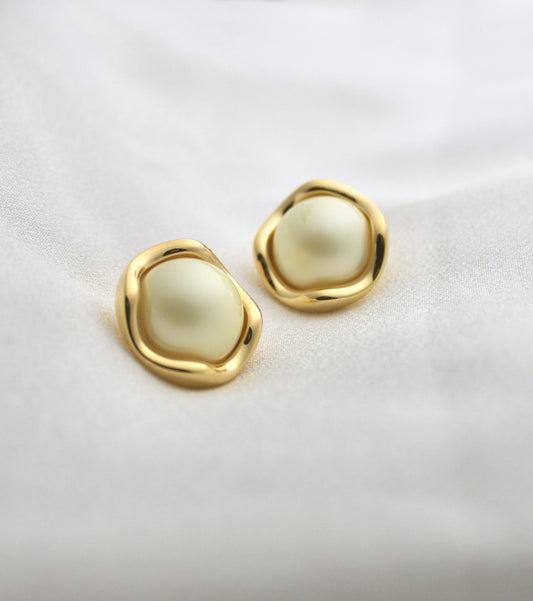 Playful Pearl Stud Earrings
