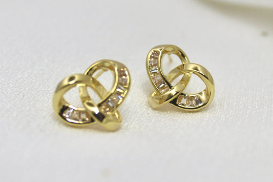 Crystal Knot Studs