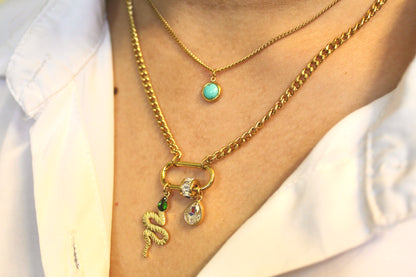 Golden S Layered Necklace