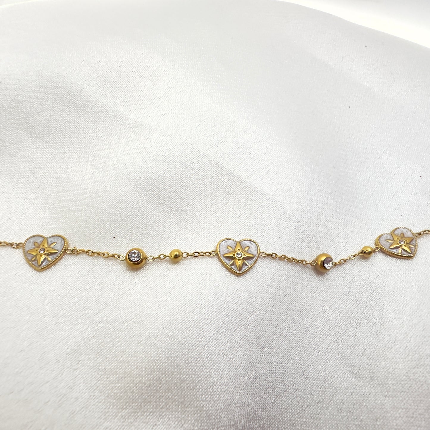 Stella Heart Charm Bracelet