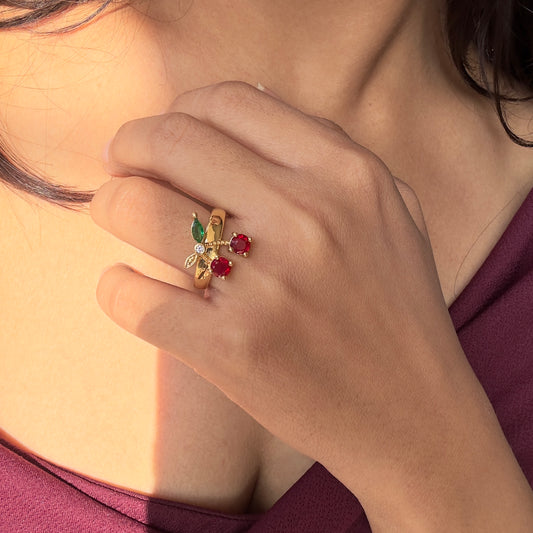 Cherry Gem Ring