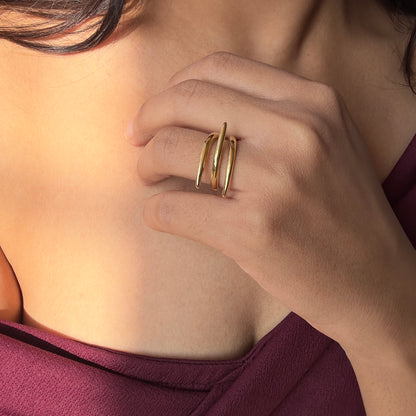 Split Band Ring