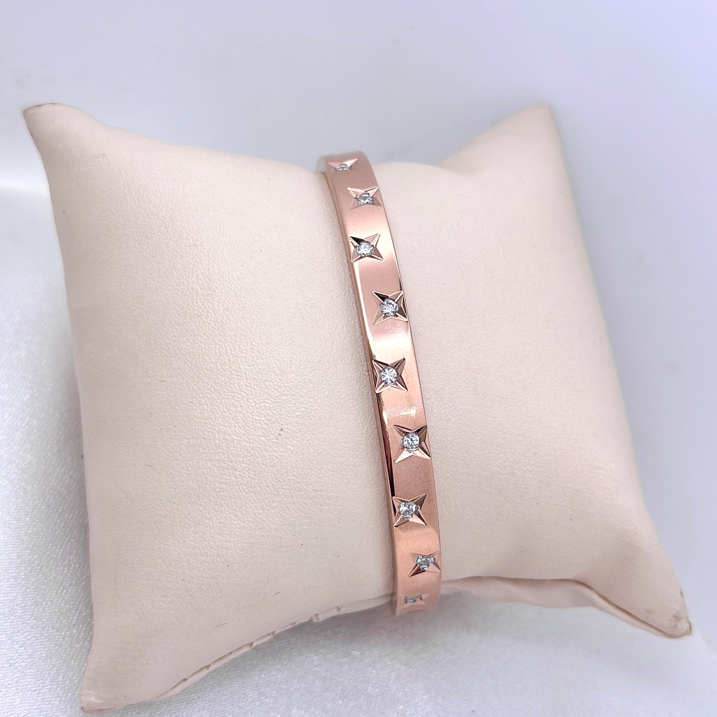 (Rose Gold) Star CZ Bracelet