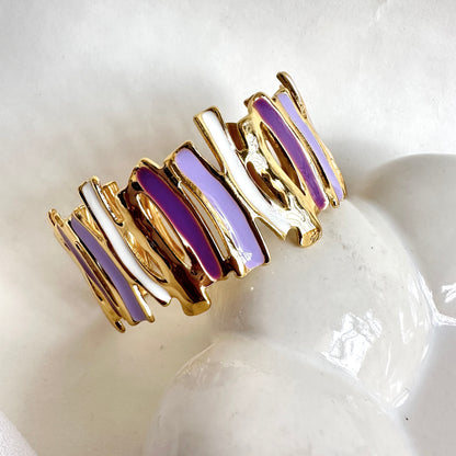Rangrekha Enamel Cuff