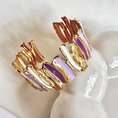 Rangrekha Enamel Cuff