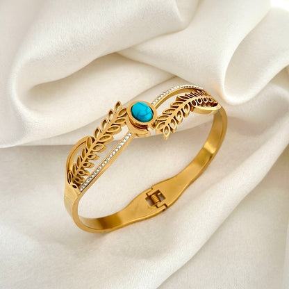 Leaf Statement Bracelet