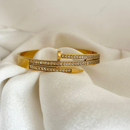 Crystal Dual Band Bracelet