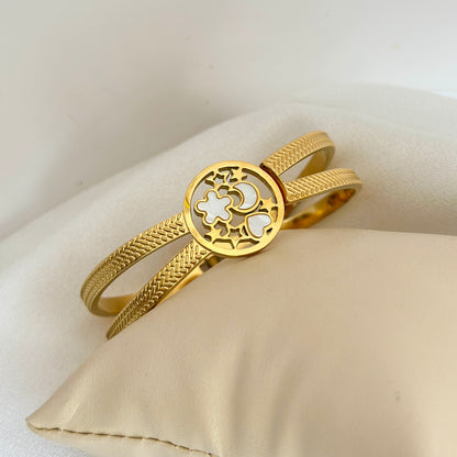 Layered Floral Bracelet