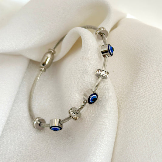 Evil Eye Bracelet ( silver)