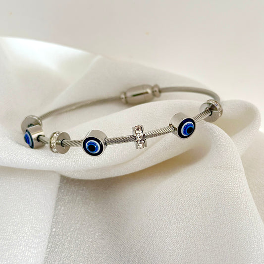 Evil Eye Bracelet ( silver)