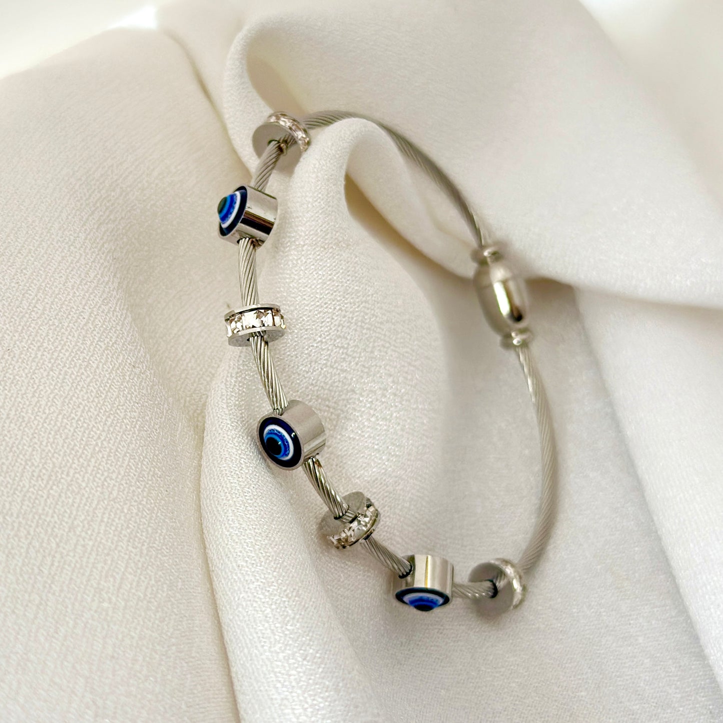 Evil Eye Bracelet ( silver)