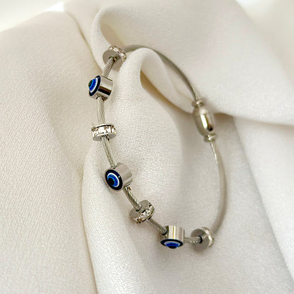 Evil Eye Bracelet ( silver)