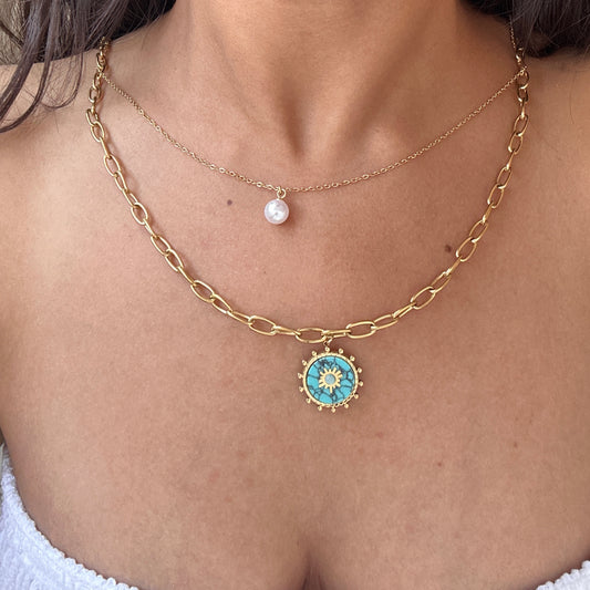 Turquoise Layered Necklace
