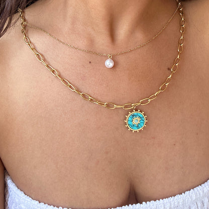 Turquoise Layered Necklace