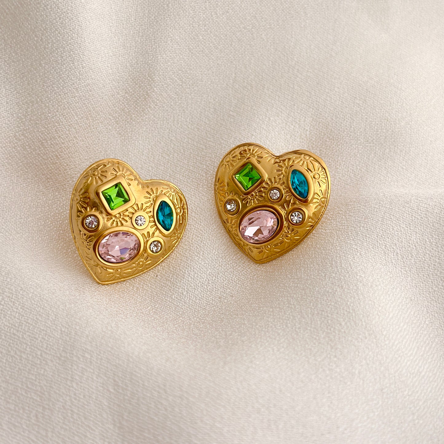 Candy Heart Earrings