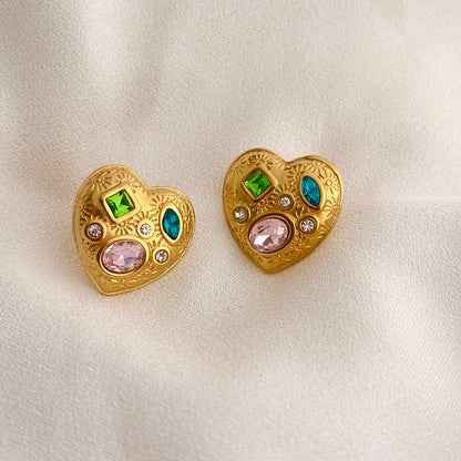 Candy Heart Earrings