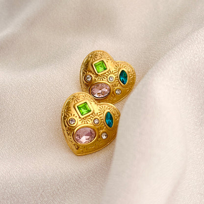 Candy Heart Earrings
