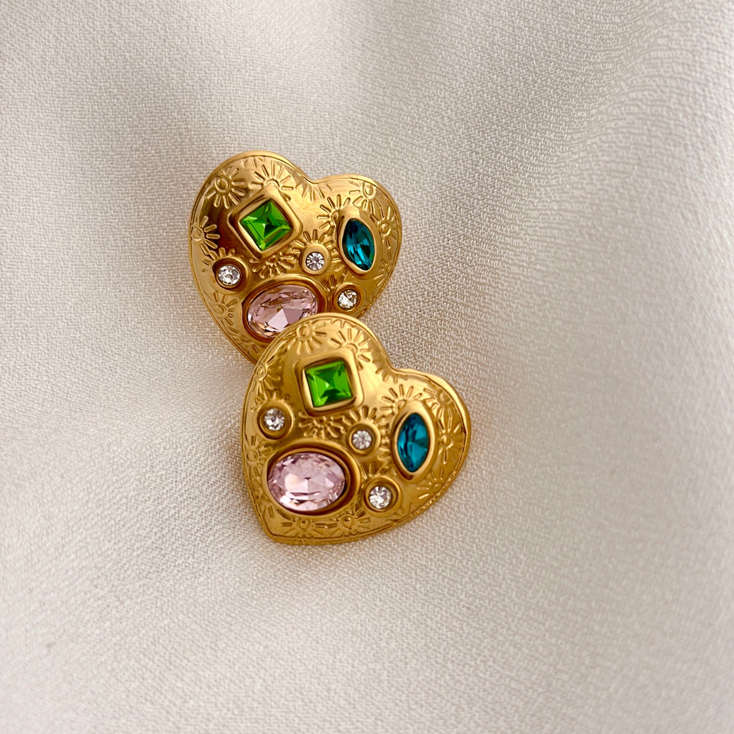 Candy Heart Earrings