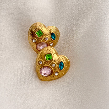 Candy Heart Earrings