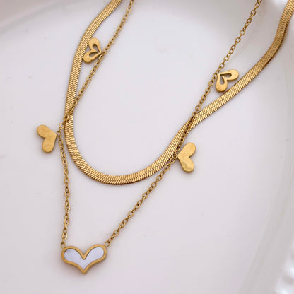 Sweetheart Layered Necklace