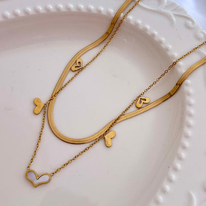 Sweetheart Layered Necklace