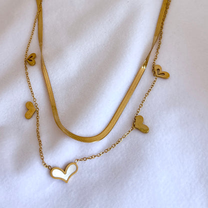 Sweetheart Layered Necklace