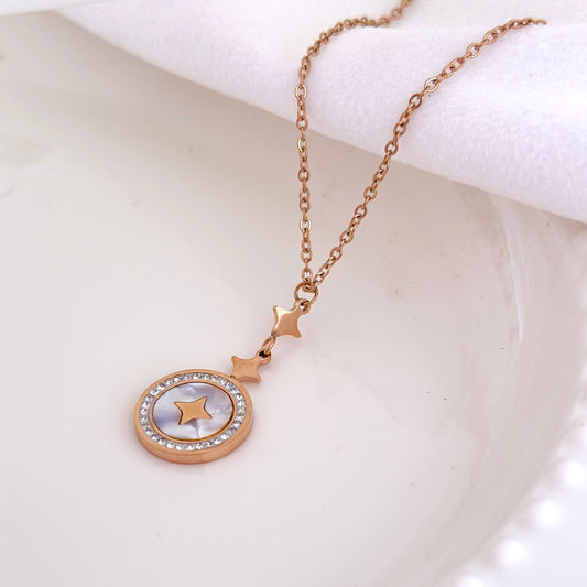 Rose Gold Star Necklace