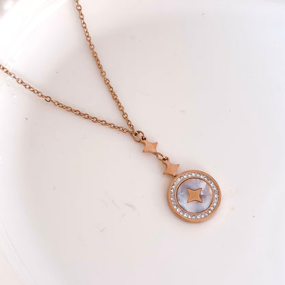 Rose Gold Star Necklace