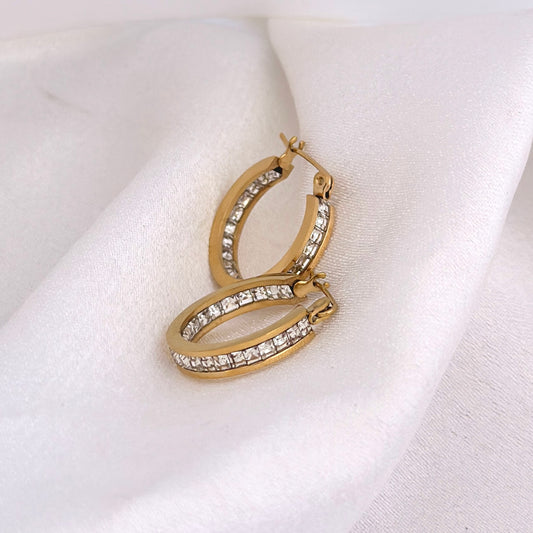 Glow Hoop Earrings