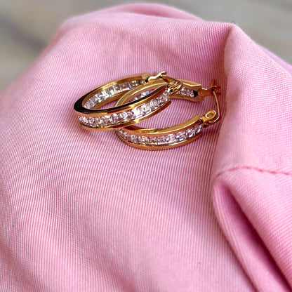 Glow Hoop Earrings