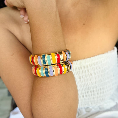 Multicolor Bangle ( SET OF 2 )