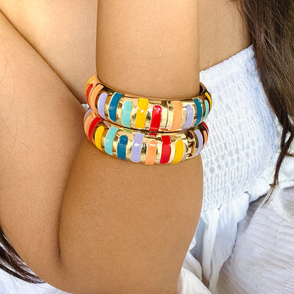 Multicolor Bangle ( SET OF 2 )