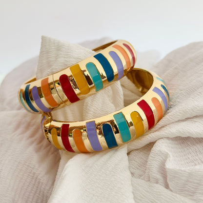 Multicolor Bangle ( SET OF 2 )