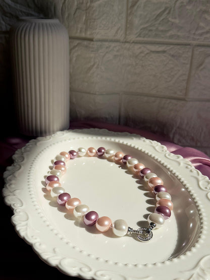 Pastel Pearl Necklace