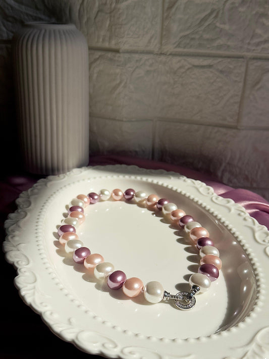 Pastel Pearl Necklace