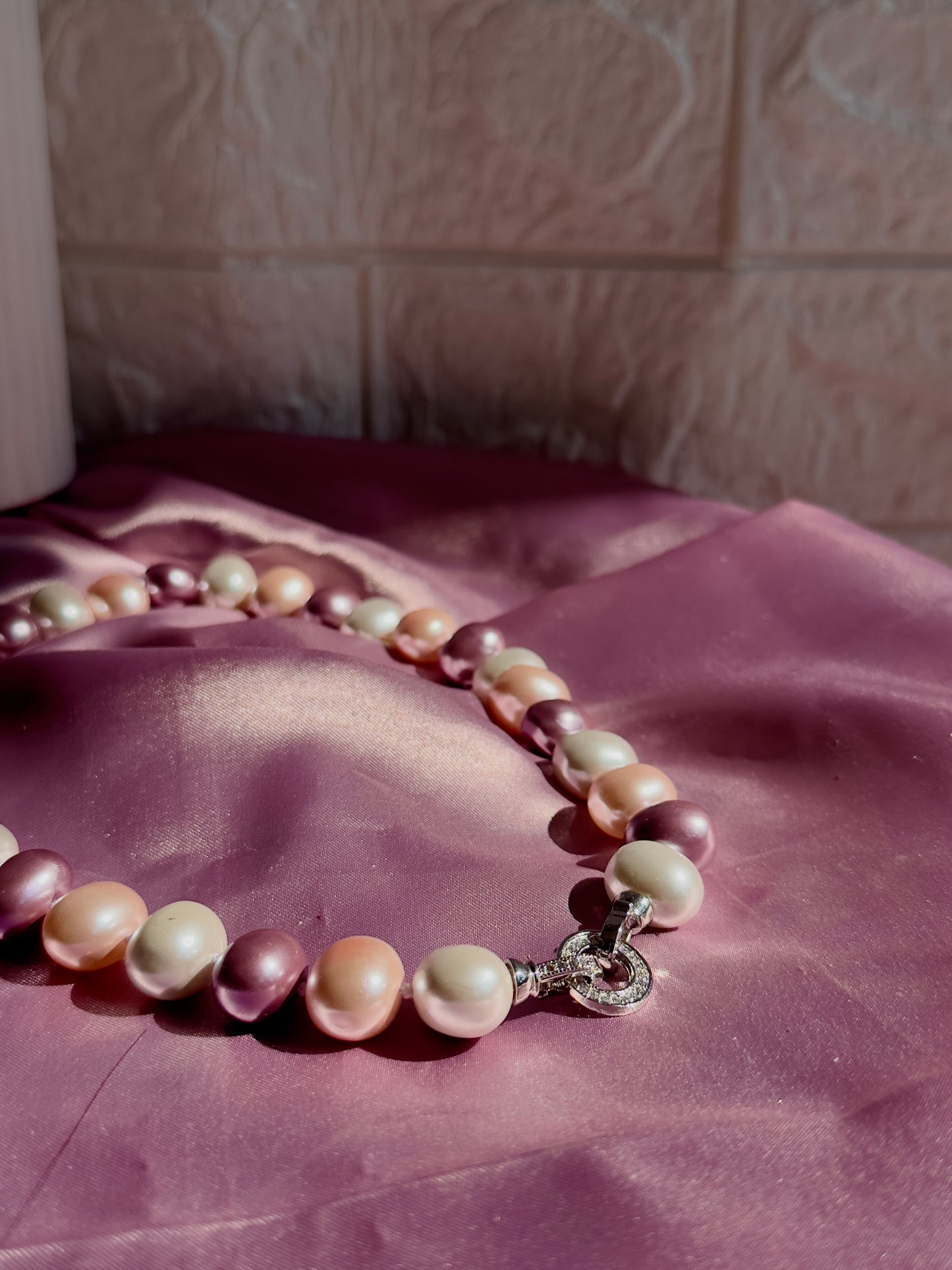Pastel Pearl Necklace