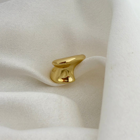 Abstract Wave Ring