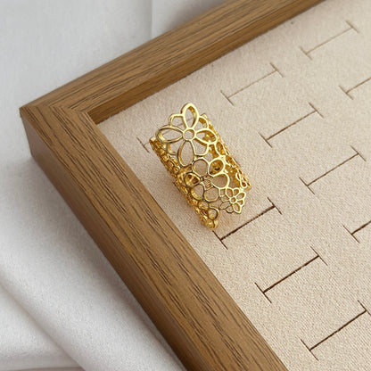 Cutwork Statement Ring ( size -6 )